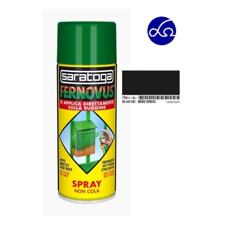 FERNOVUS SPRAY 400 ML NERO OPACO